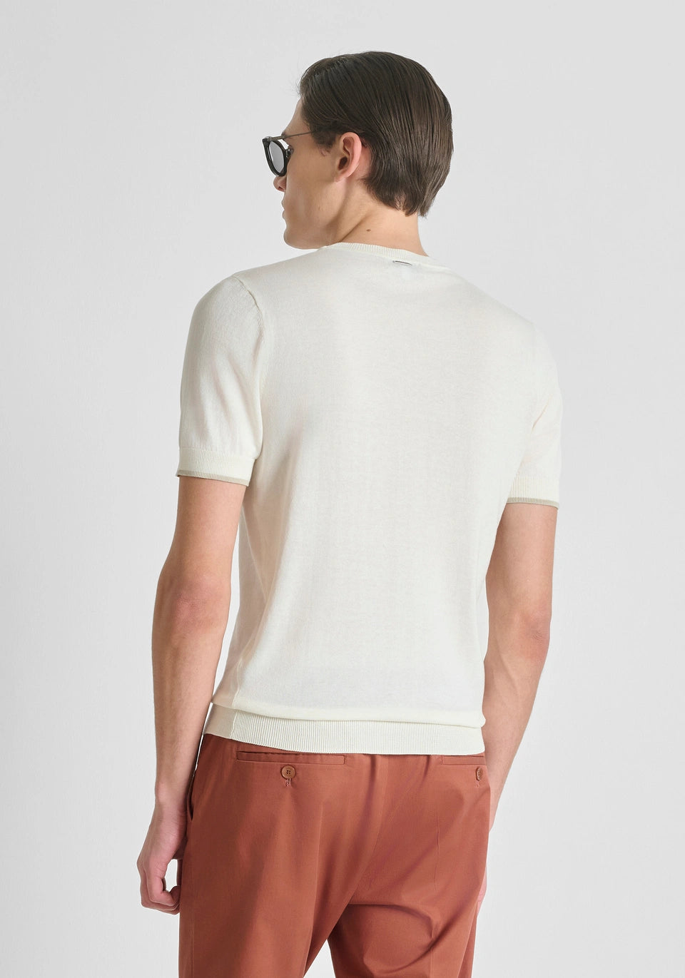 T-shirt de Malha Creme