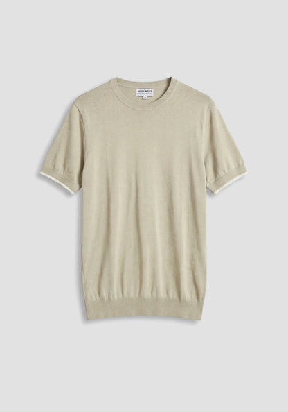 T-shirt de Malha Bege Antony Morato