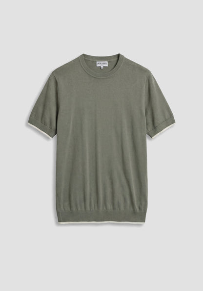 T-shirt de Malha Verde Antony Morato