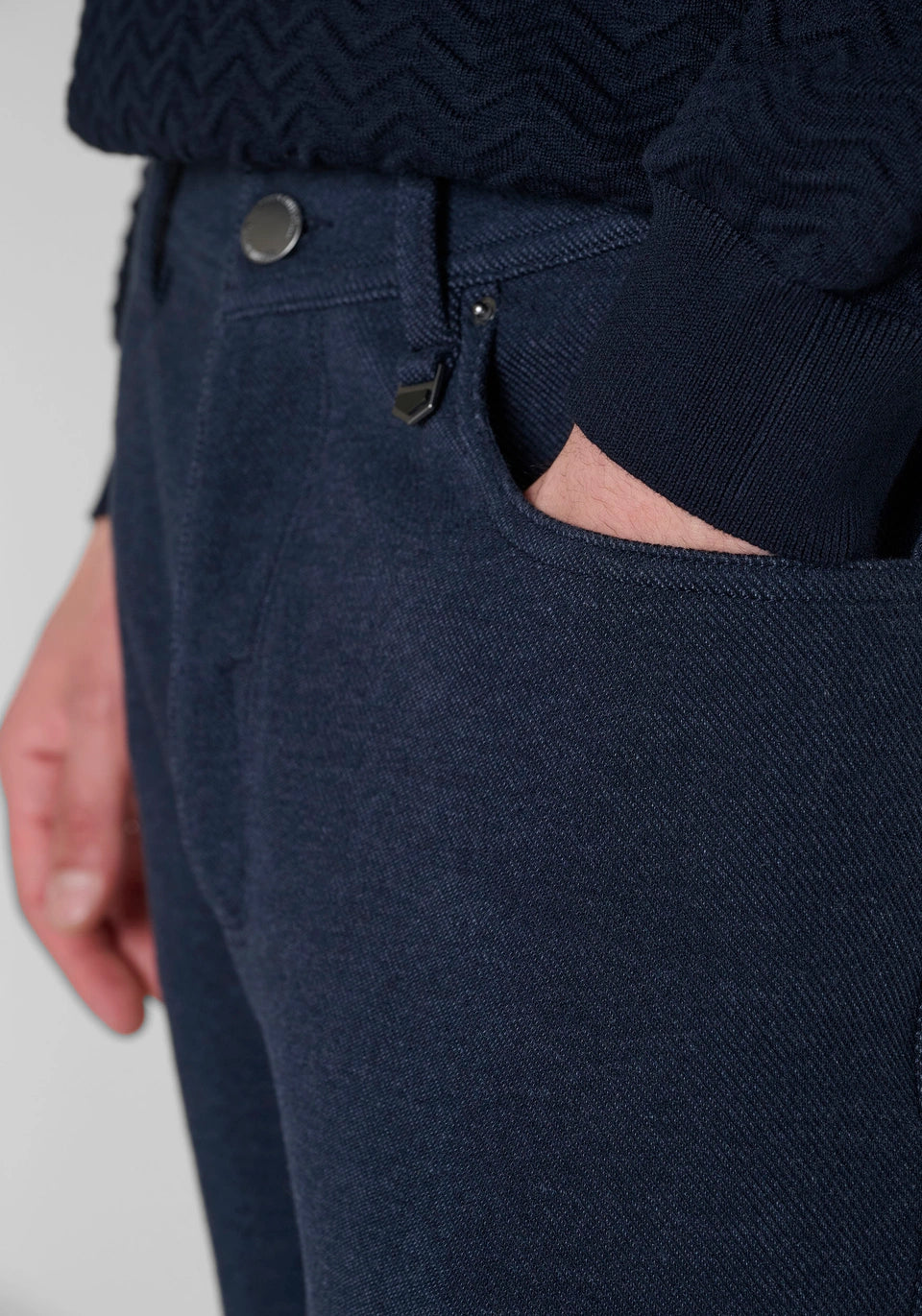 Calça Azul Slim-fit Argon