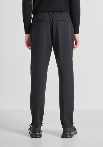 Calça de Tecido Técnico Preta Antony Morato