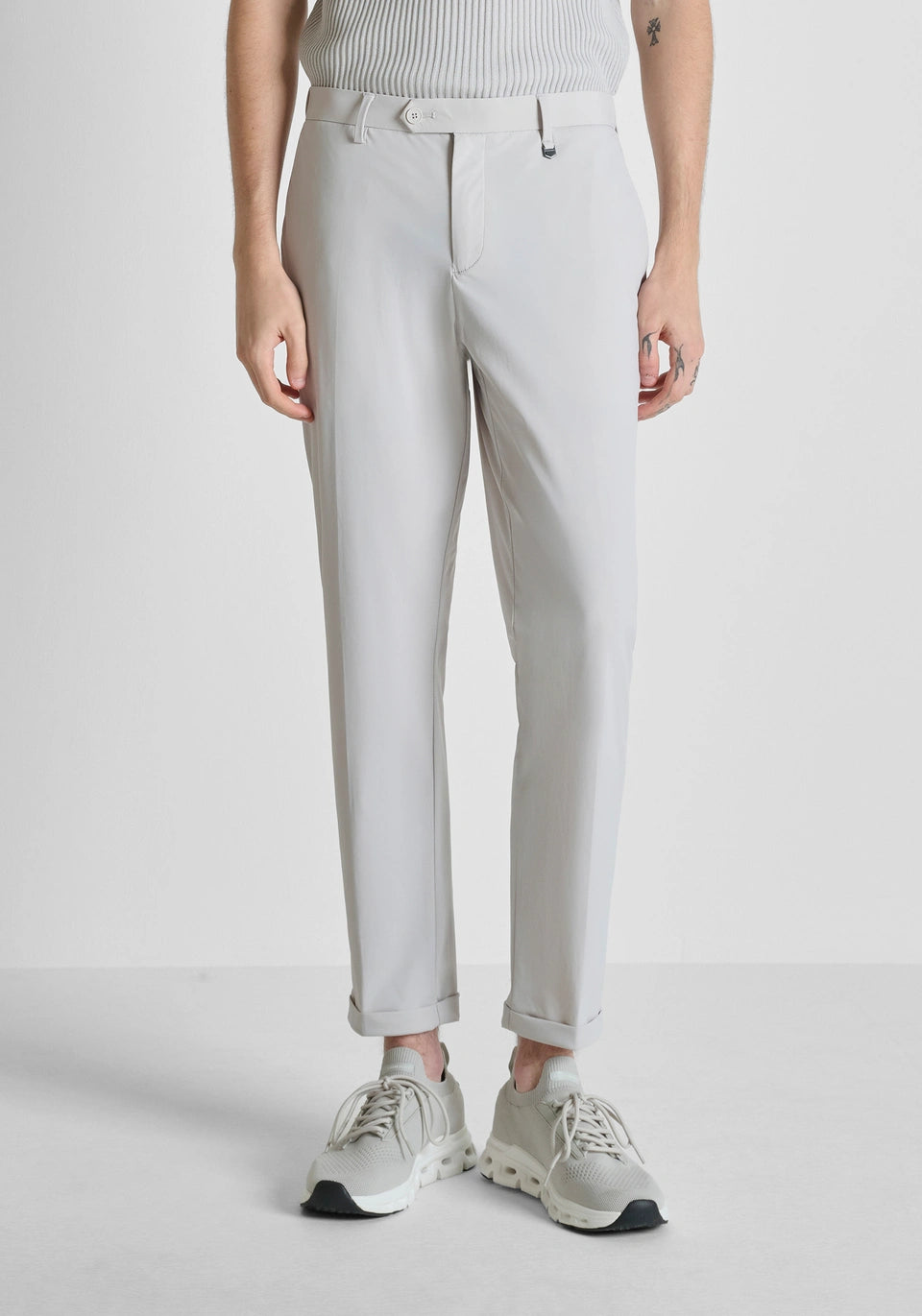 Fato Tecido Técnico Cinza Claro Antony Morato SS26