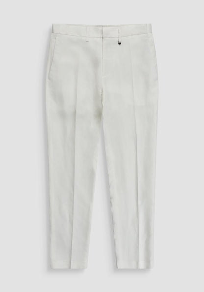 Calça de Fato Branca de Linho Antony Morato