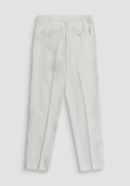 Calça de Fato Branca de Linho Antony Morato