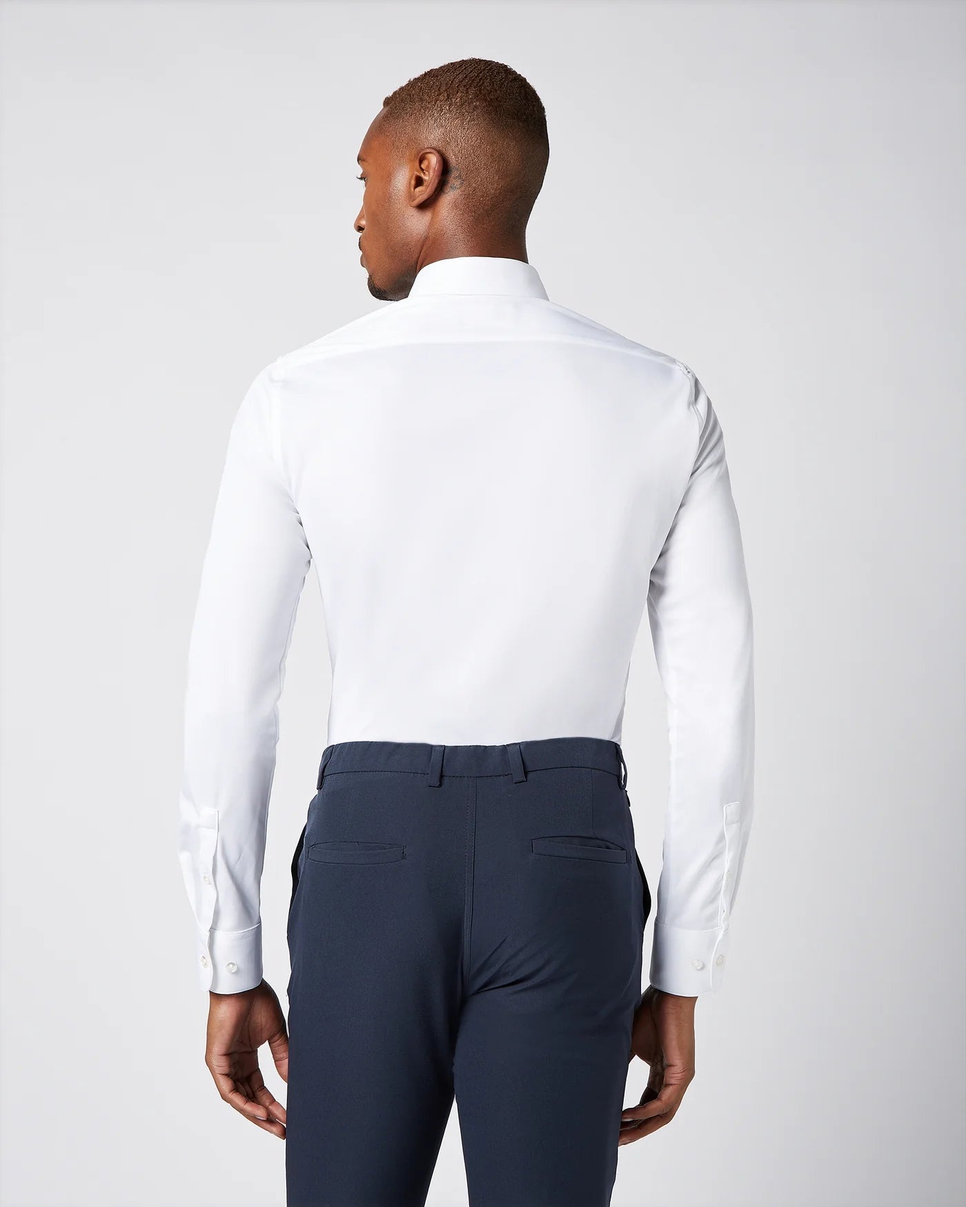 Camisa Branca Tecido Técnico