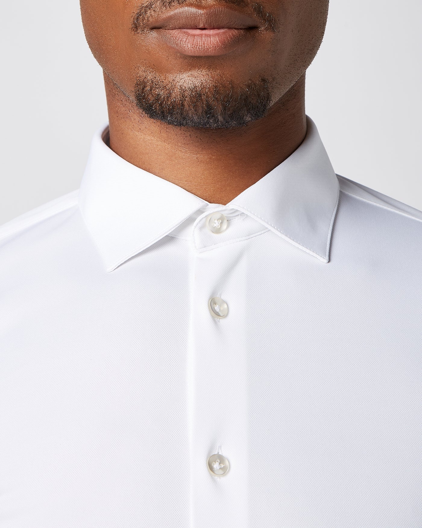 Camisa Branca Tecido Técnico