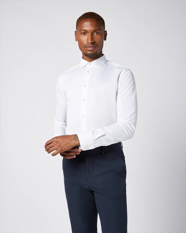 Camisa Branca Tecido Técnico