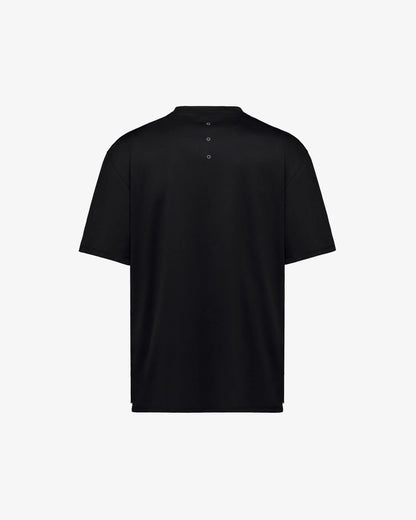 T-shirt Preta com Logótipo Premiata