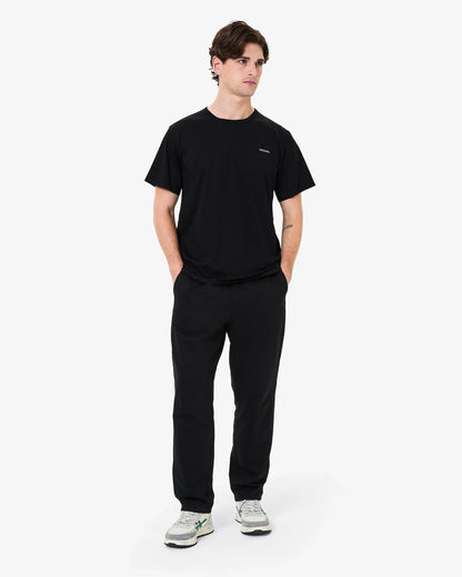 T-shirt Preta com Logótipo Premiata