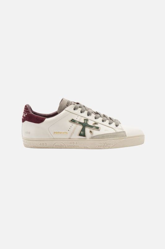 Sapatilhas Off White e Bordeaux Premiata