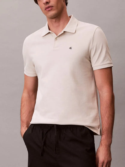 Polo Bege Calvin Klein SS26 Calvin Klein