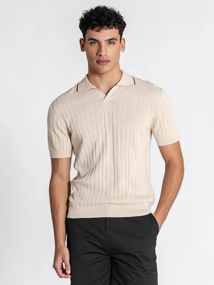 Polo Bege Gianni Kavanagh SS26 GKM007688-