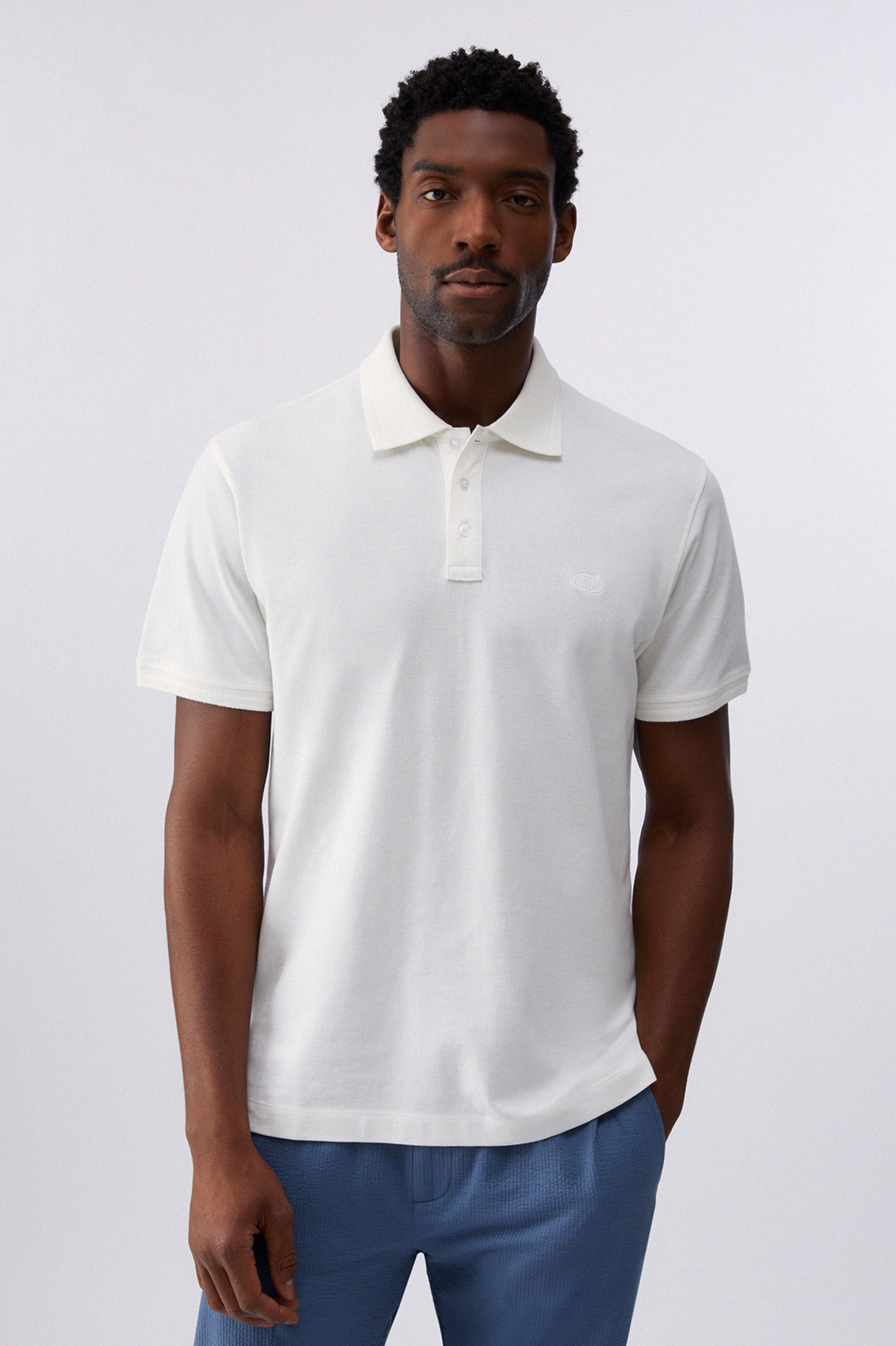 Polo Branco Liu Jo SS26