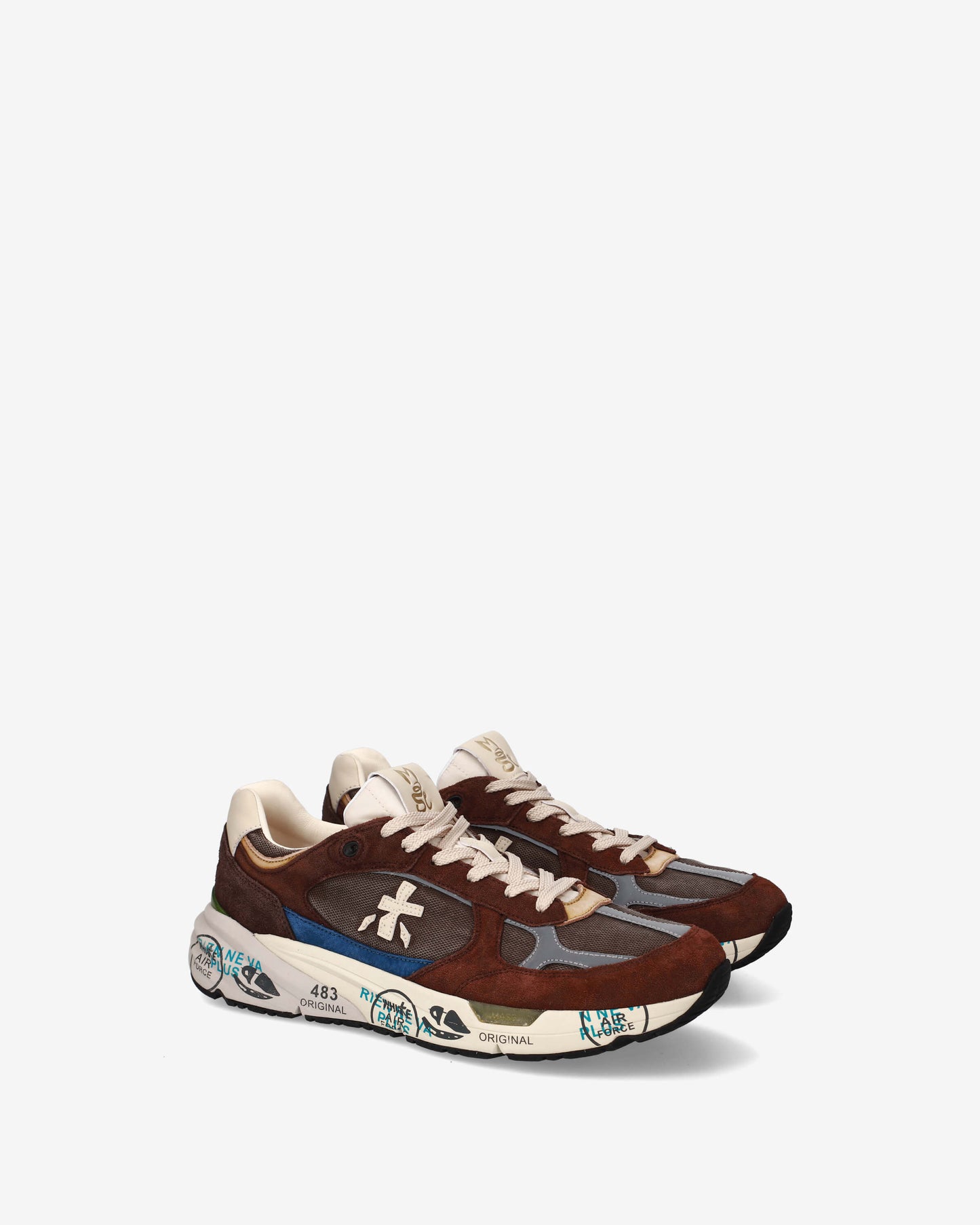 Sapatilhas Premiata Mase Castanhas SS26