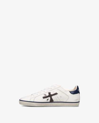 Sapatilhas Premiata Steven Branca SS26 Premiata