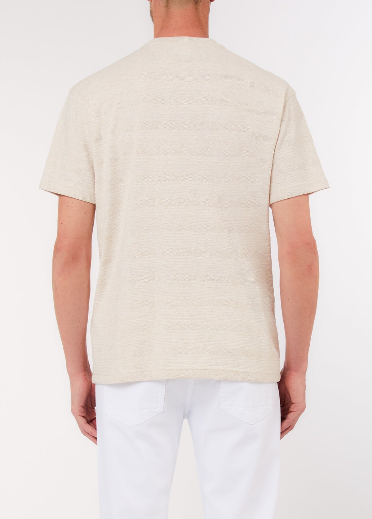 T-shirt Mesclada Bege