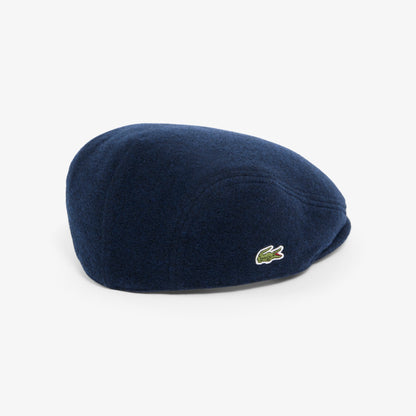 Boina de Lã Feltrada Lacoste Azul Lacoste