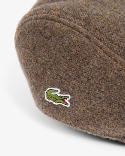 Boina de Lã Feltrada Lacoste Castanho Lacoste