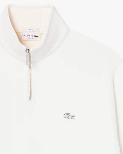 Sweatshirt de Meia-Gola Lacoste Branco Lacoste