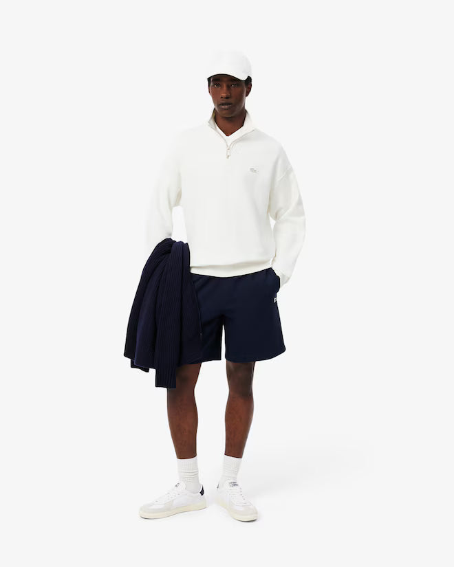 Sweatshirt de Meia-Gola Lacoste Branco Lacoste