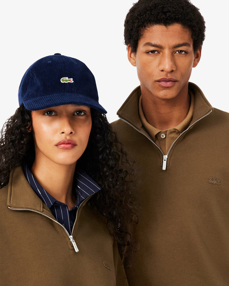 Sweatshirt de Meia-Gola Lacoste Castanho Lacoste