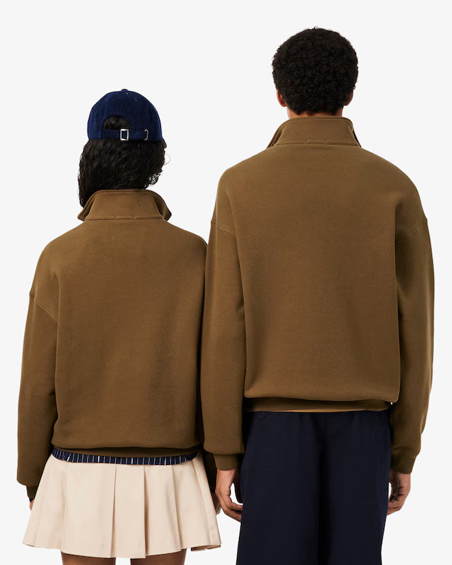 Sweatshirt de Meia-Gola Lacoste Castanho Lacoste