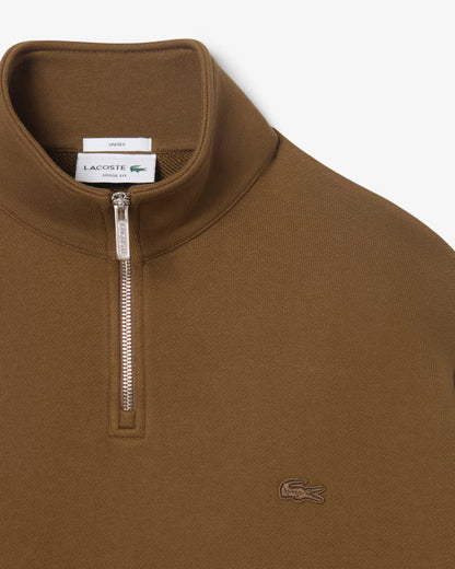 Sweatshirt de Meia-Gola Lacoste Castanho Lacoste