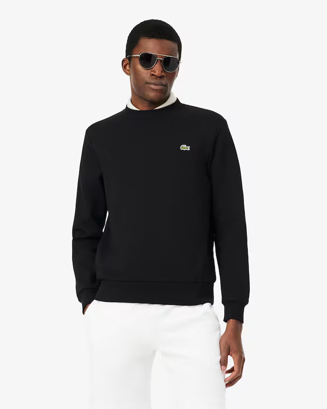 Sweatshirt Básica Lacoste Preta Lacoste