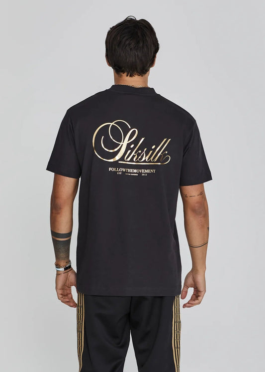 T-shirt Preta SikSilk SS25