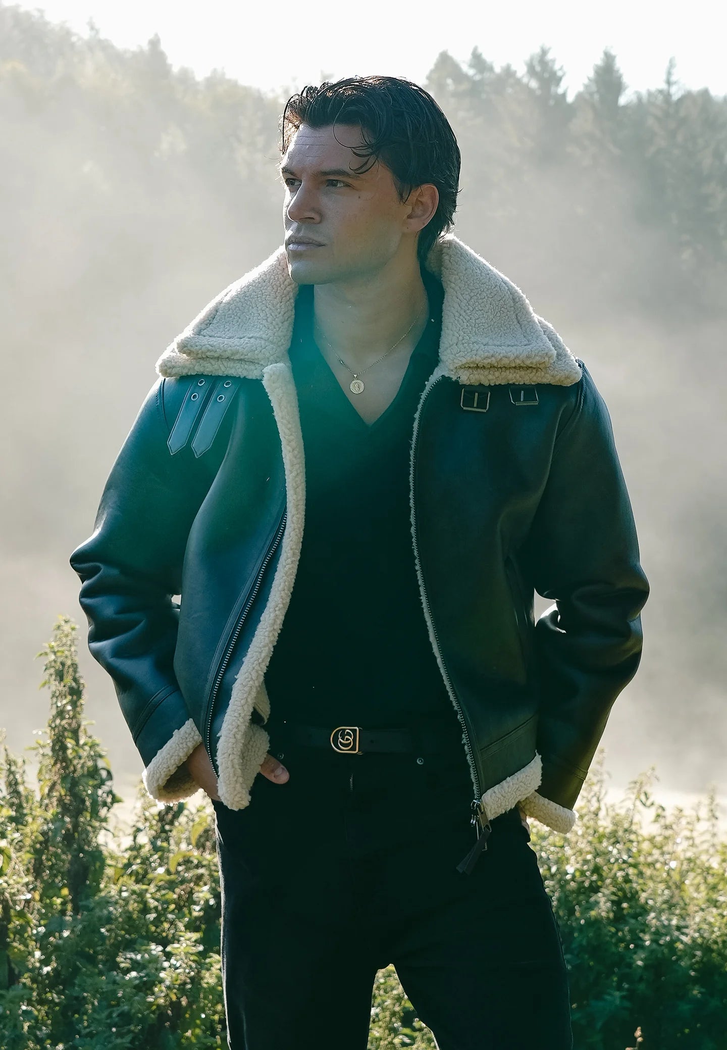 Casaco Castanho SikSilk FW25