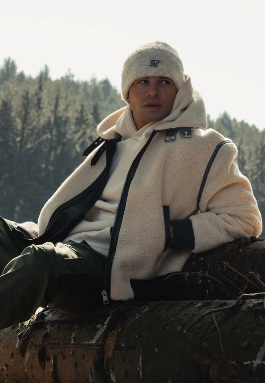 Casaco Bege Siksilk FW25