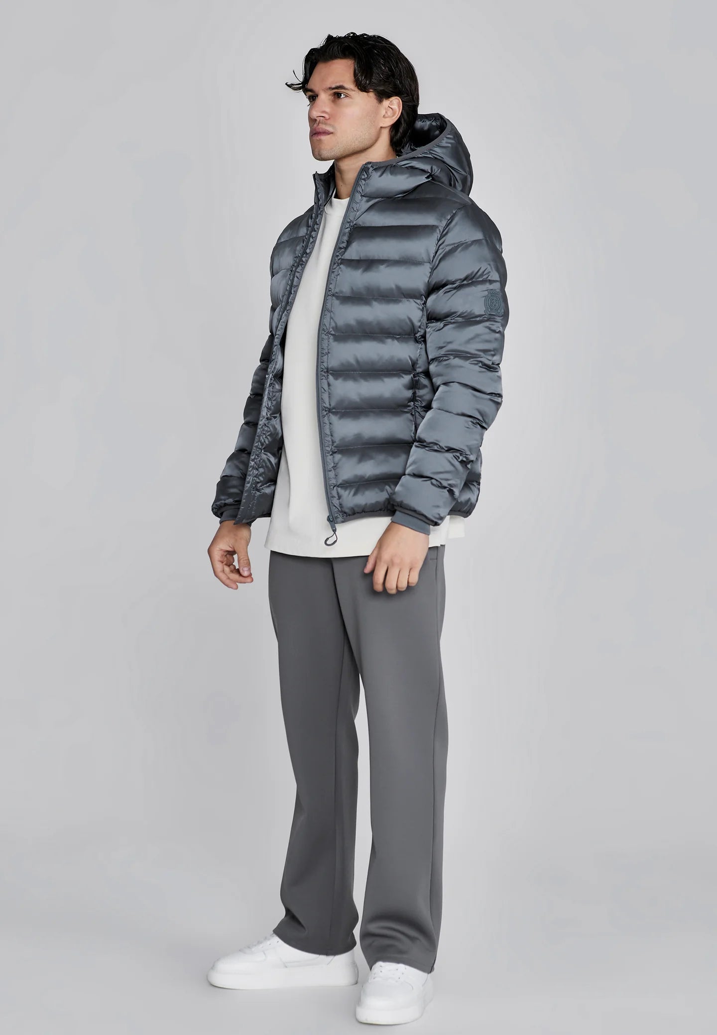 Casaco Cinza SikSilk FW25