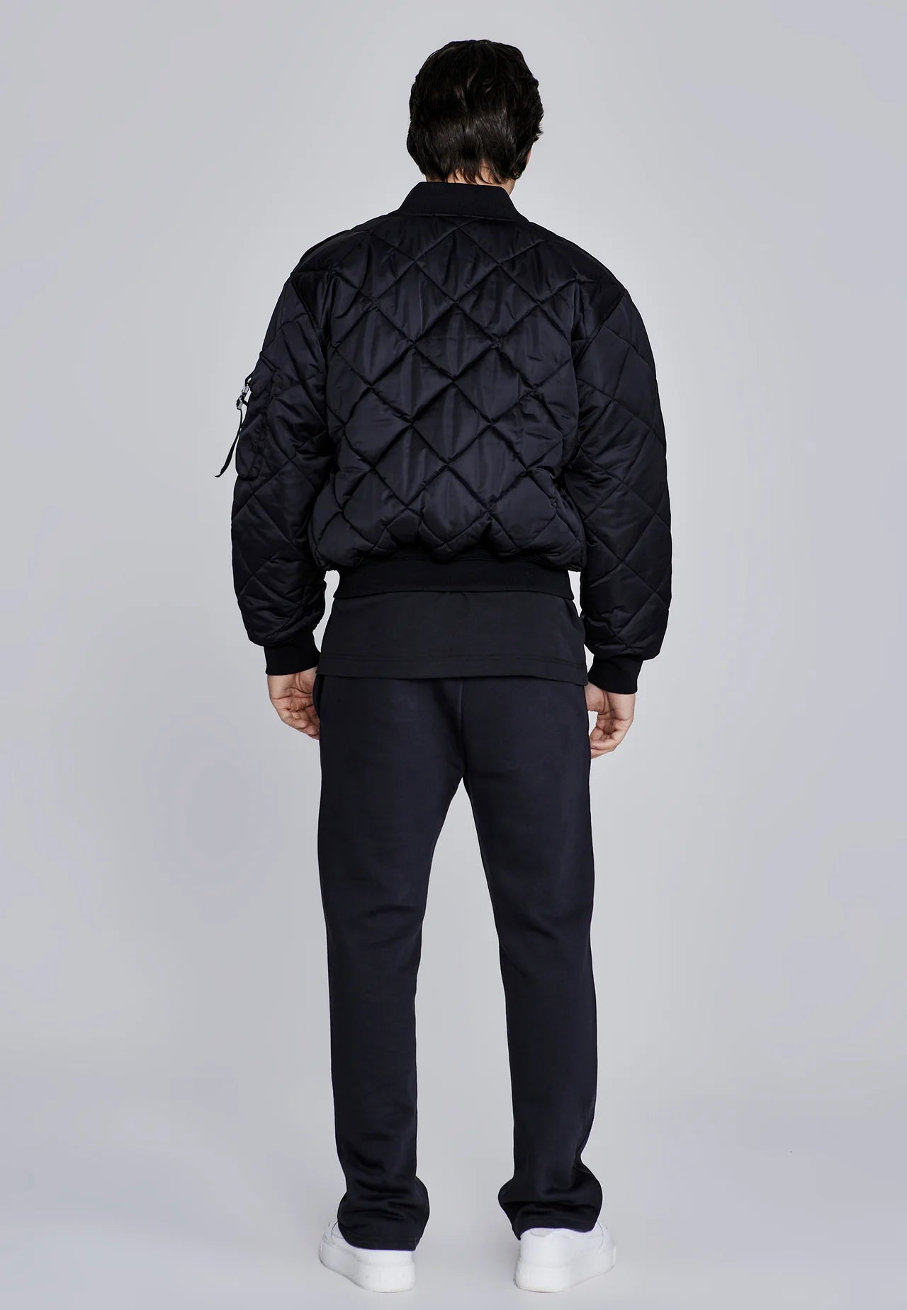 Casaco Bomber Preto SikSilk FW25
