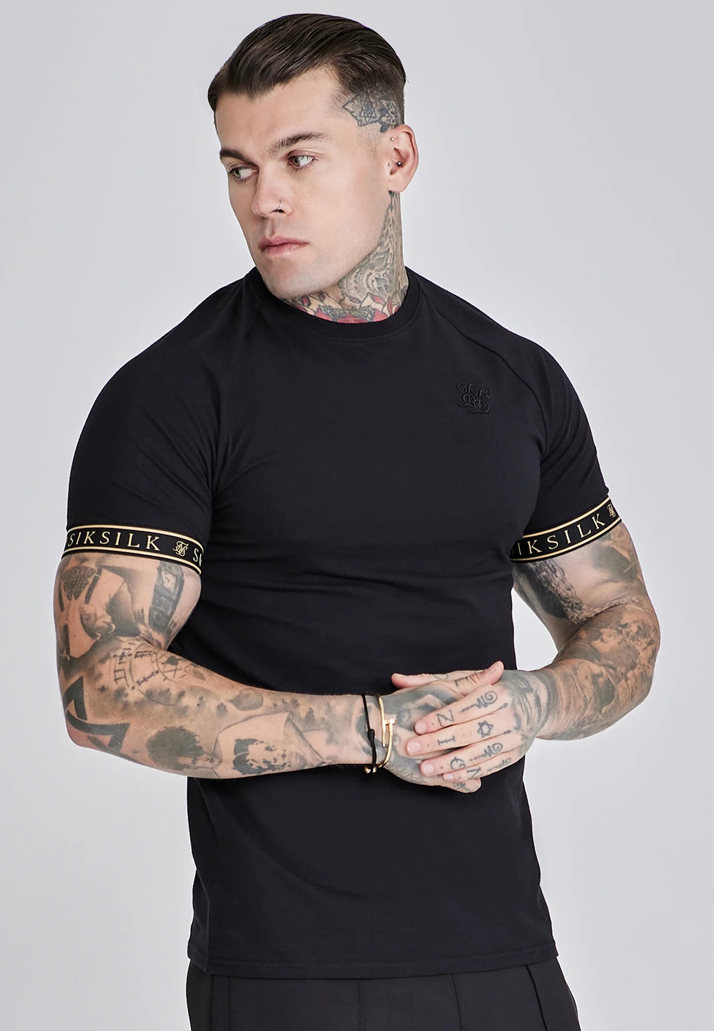 T-shirt Preta SikSilk FW25