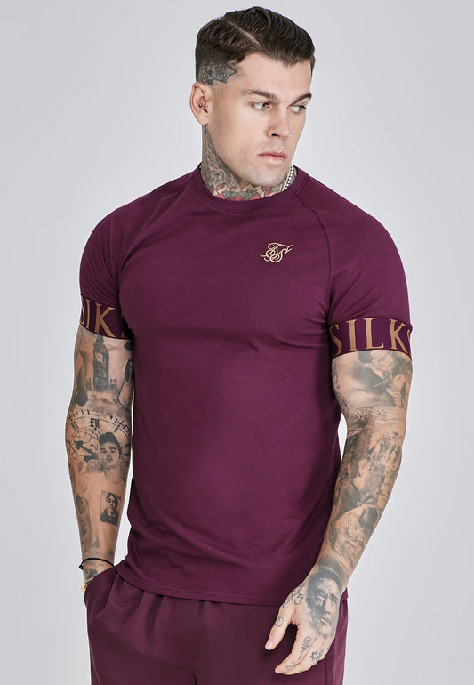 T-shirt Bordô SikSilk FW25