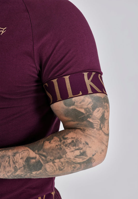 T-shirt Bordô SikSilk FW25