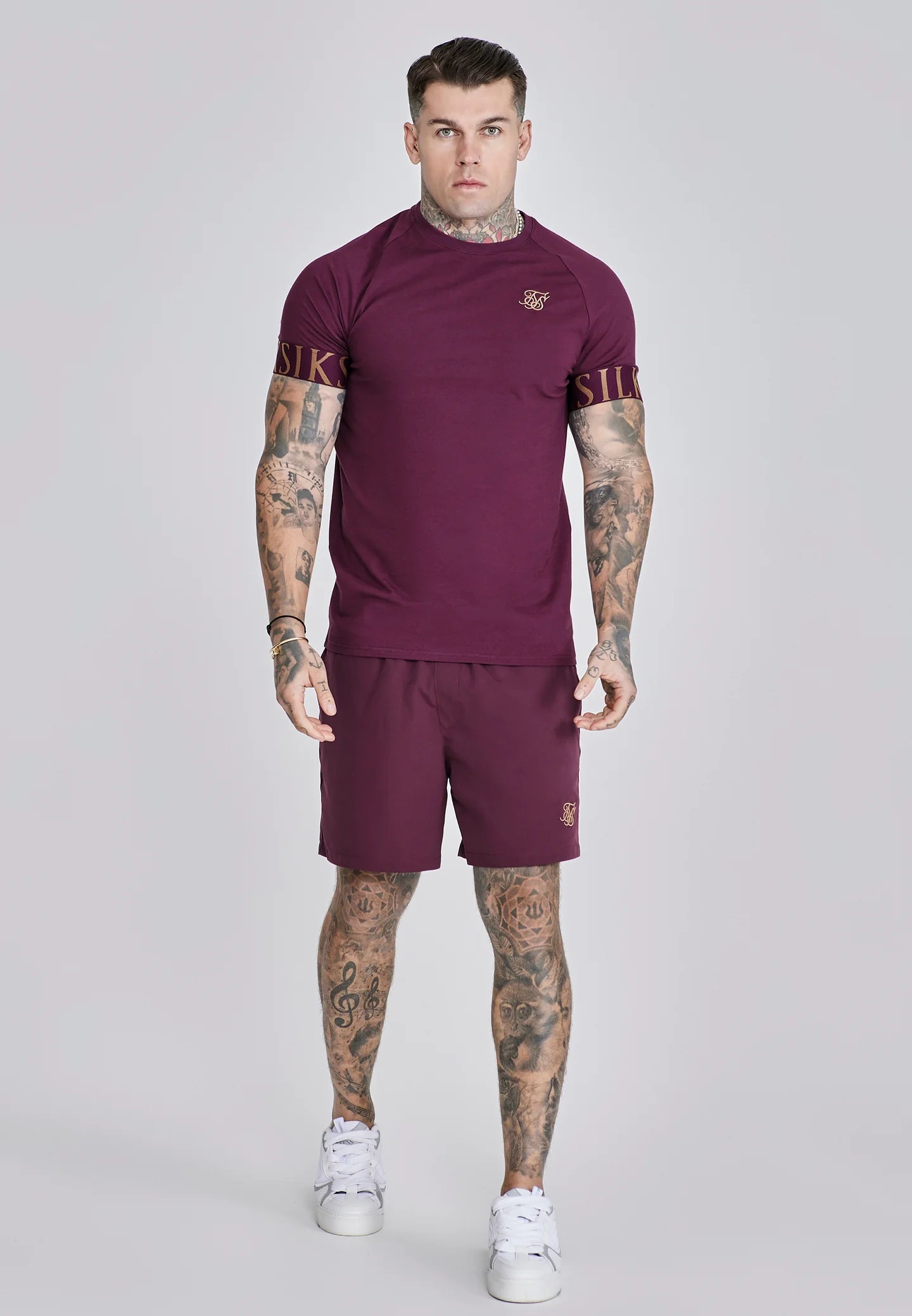 T-shirt Bordô SikSilk FW25
