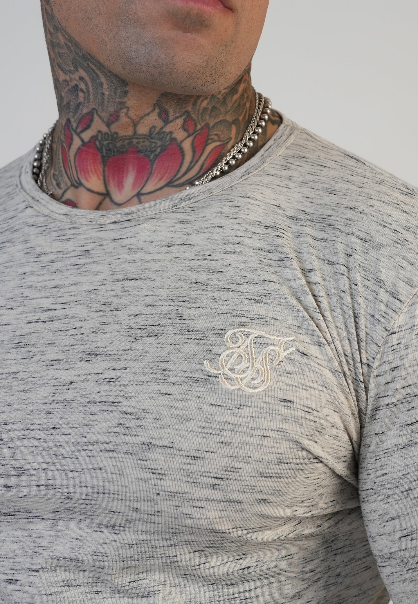 T-Shirt de Manga Comprida Mesclada SikSilk FW25