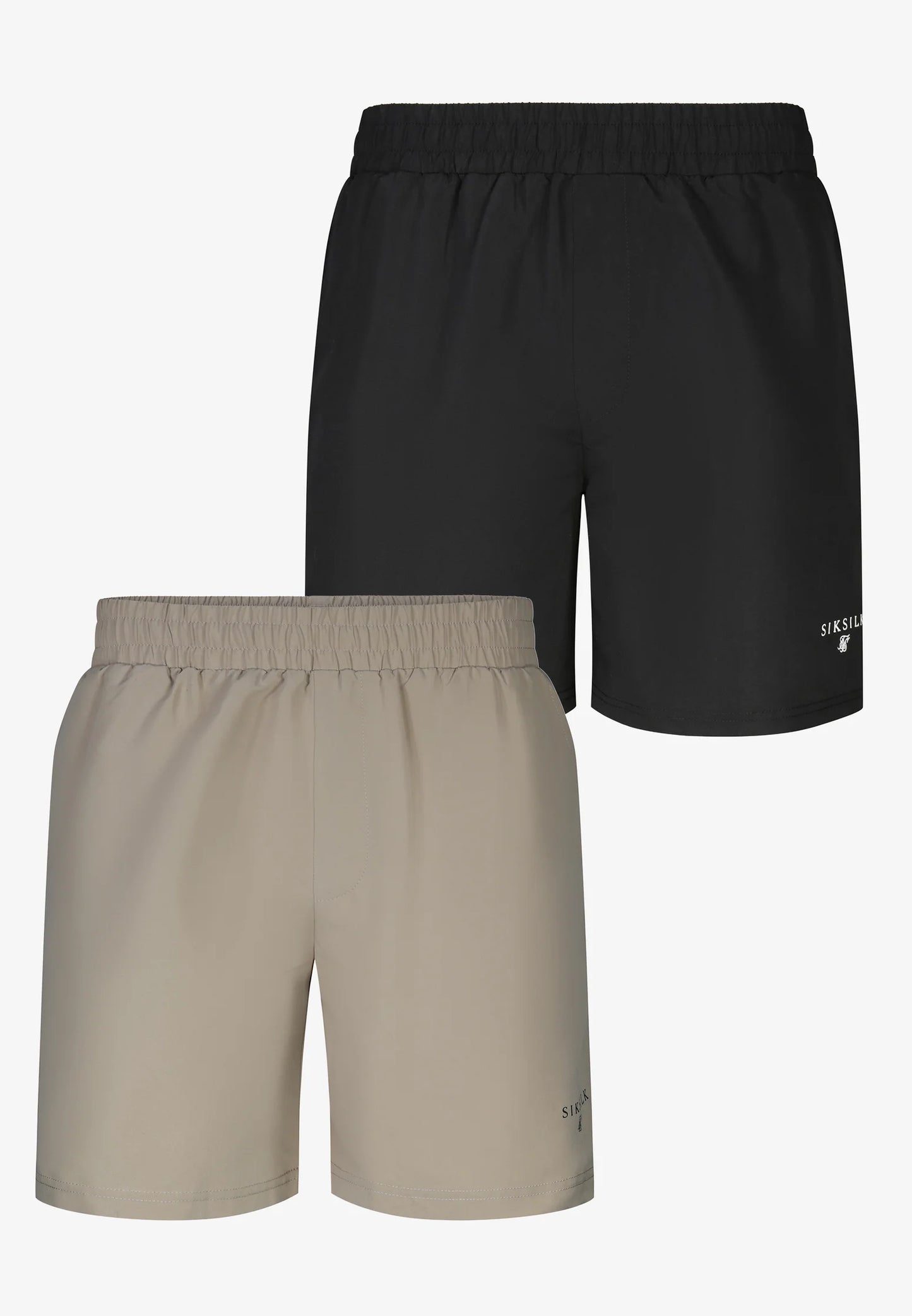 Conjunto de Dois Calções Pretos e Beges SikSilk SS26