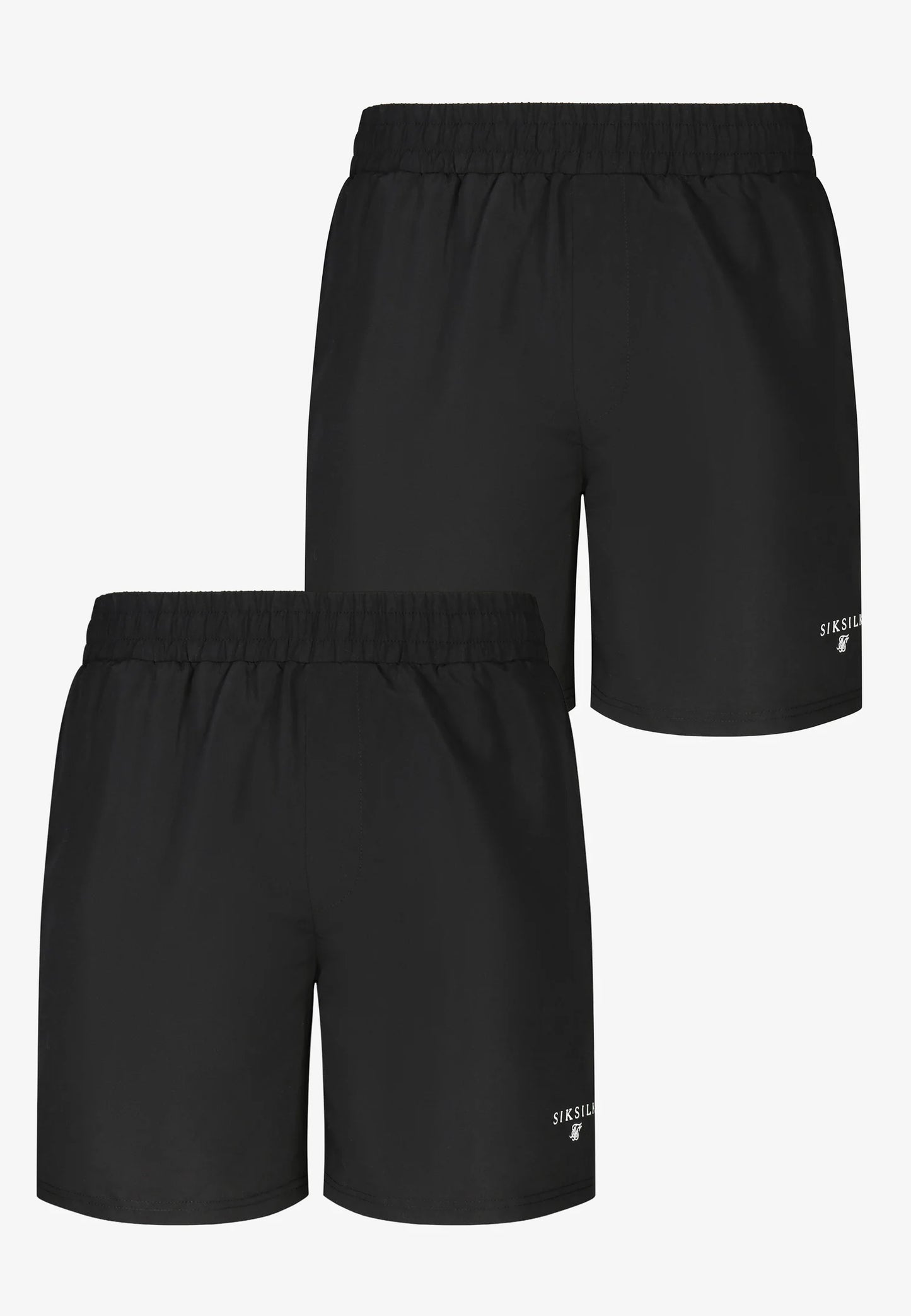 Conjunto de Dois Calções Pretos e Cinzas SikSilk SS26