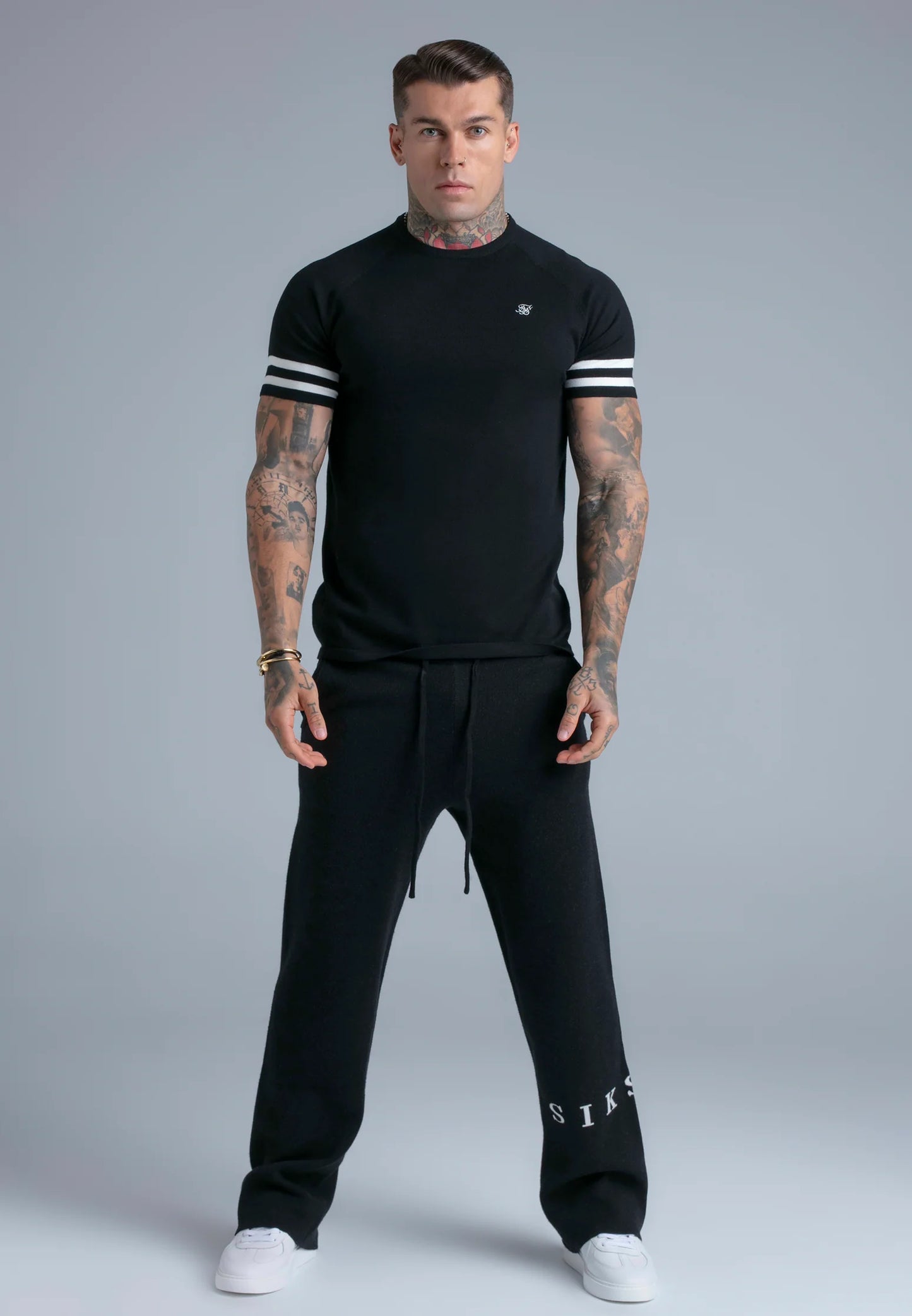 T-shirt Preta SikSilk SS26