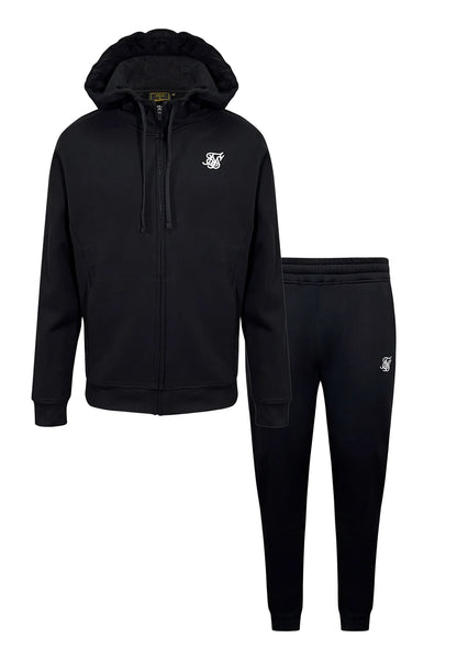 Fato de Treino Preto em Algodão SikSilk