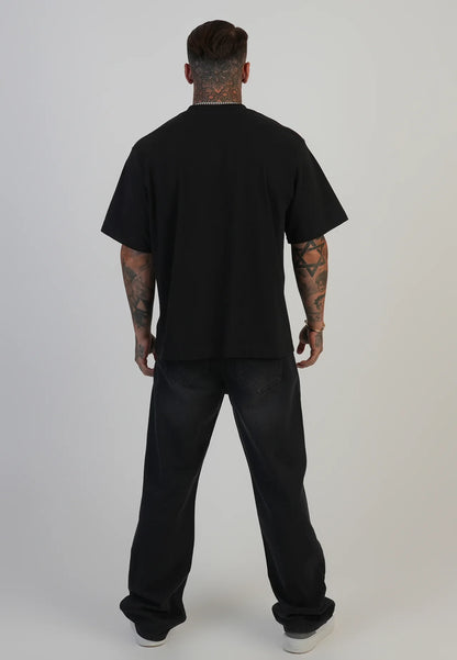 Calças de Ganga Baggy Pretas SikSilk
