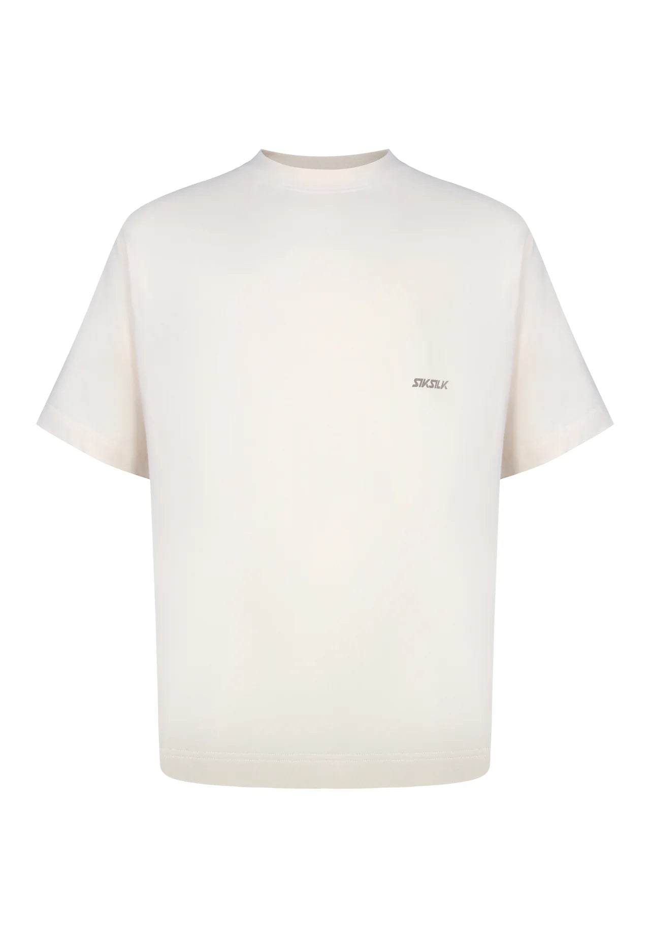 T-shirt Bege Estampada