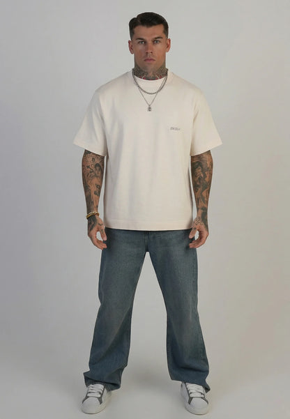 T-shirt Bege Estampada SikSilk