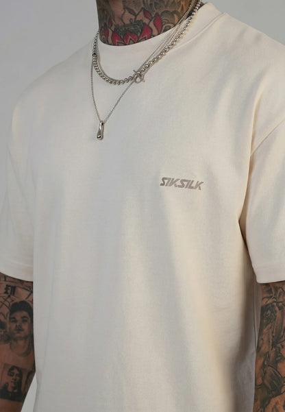 T-shirt Bege Estampada SikSilk