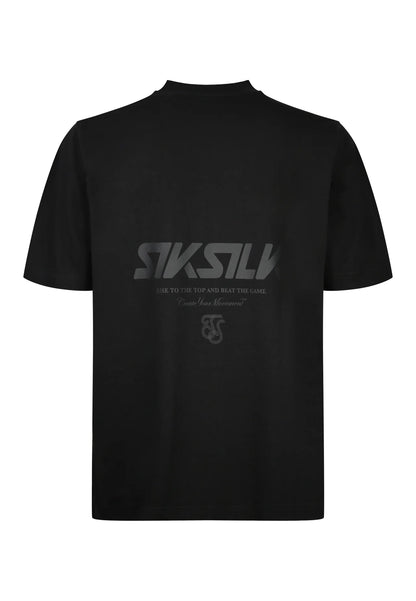 T-shirt Preta Estampada SikSilk