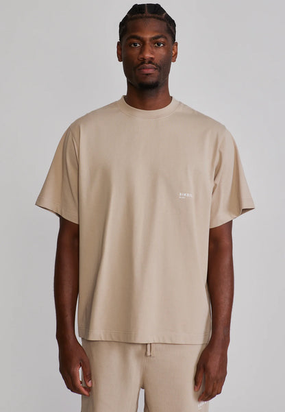 Conjunto T-Shirt e Calções Bege Oversized SikSilk