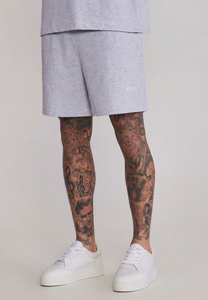 Conjunto T-Shirt e Calções Cinza Oversized SikSilk