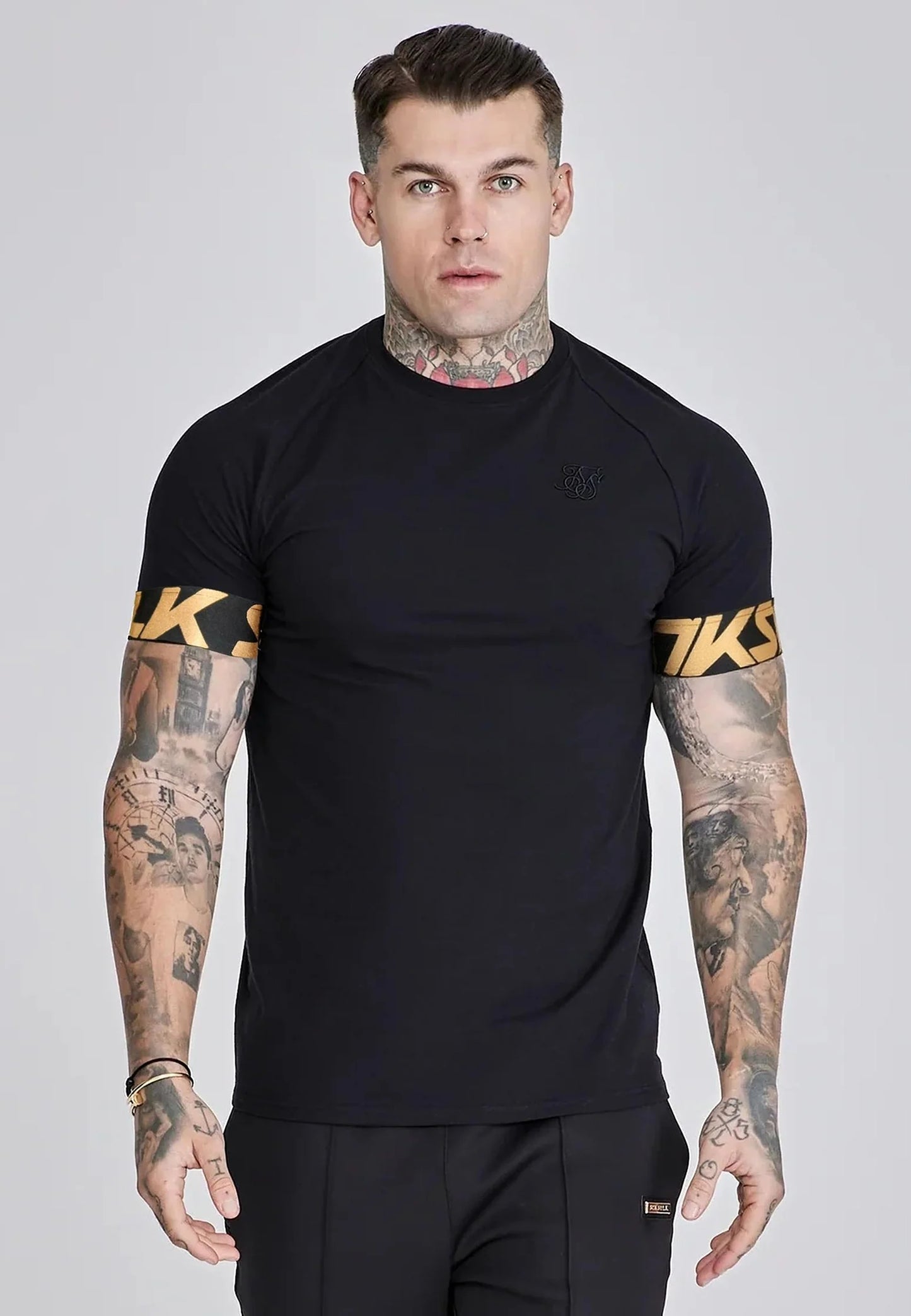 T-shirt Preta SikSilk SS26
